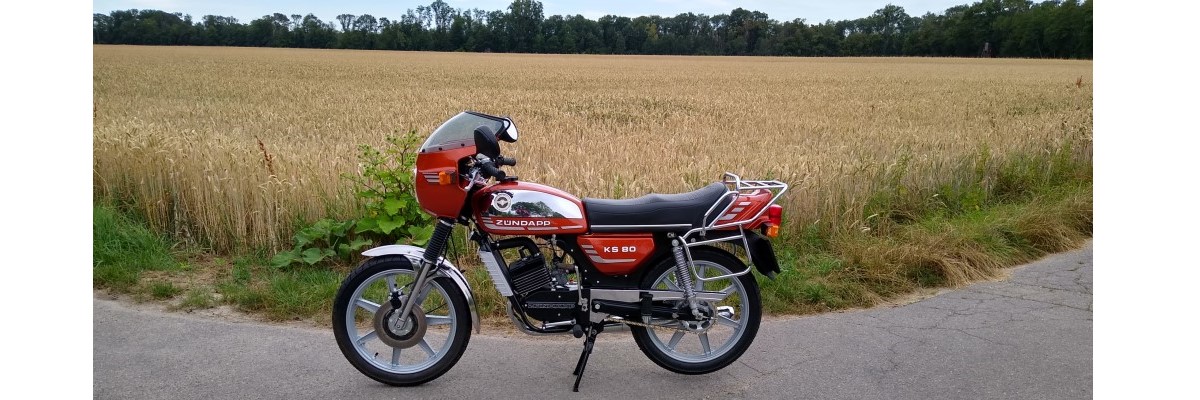Zündapp KS 50 Cafe Racer Motorrad' Trinkflasche